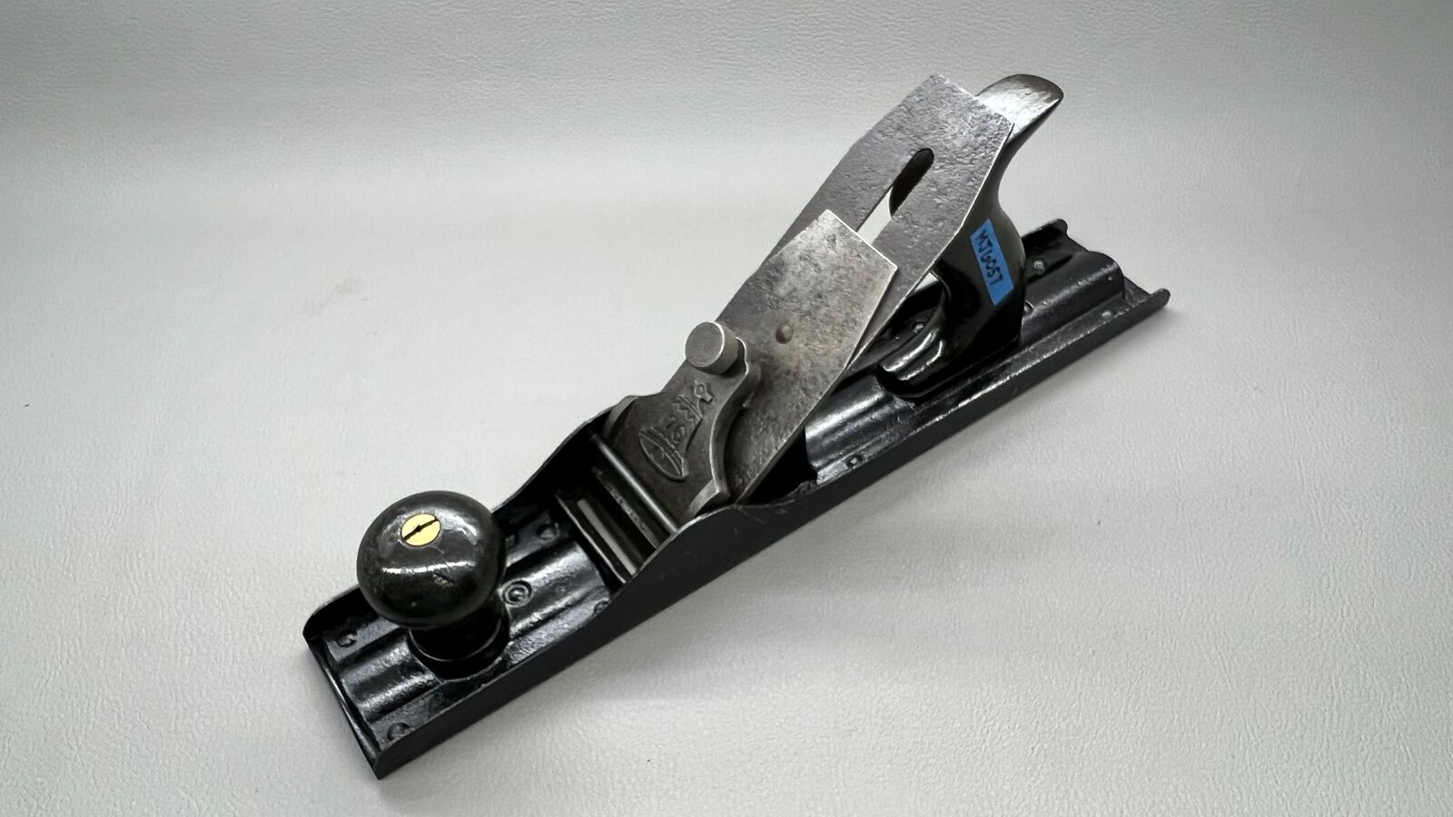 Stanley No 105 Liberty Bell Bench Plane Rule and Level Cutter Has Pitting but will have minimal effect on performance