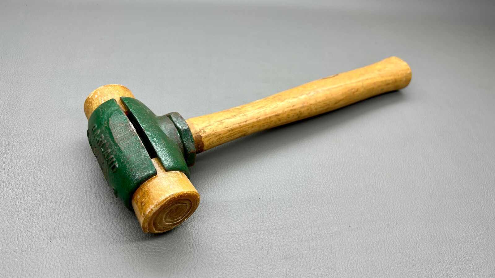 Garland Rawhide Split Head Hammer No 2 In Top Condition With 48mm Faces 115mm Wide